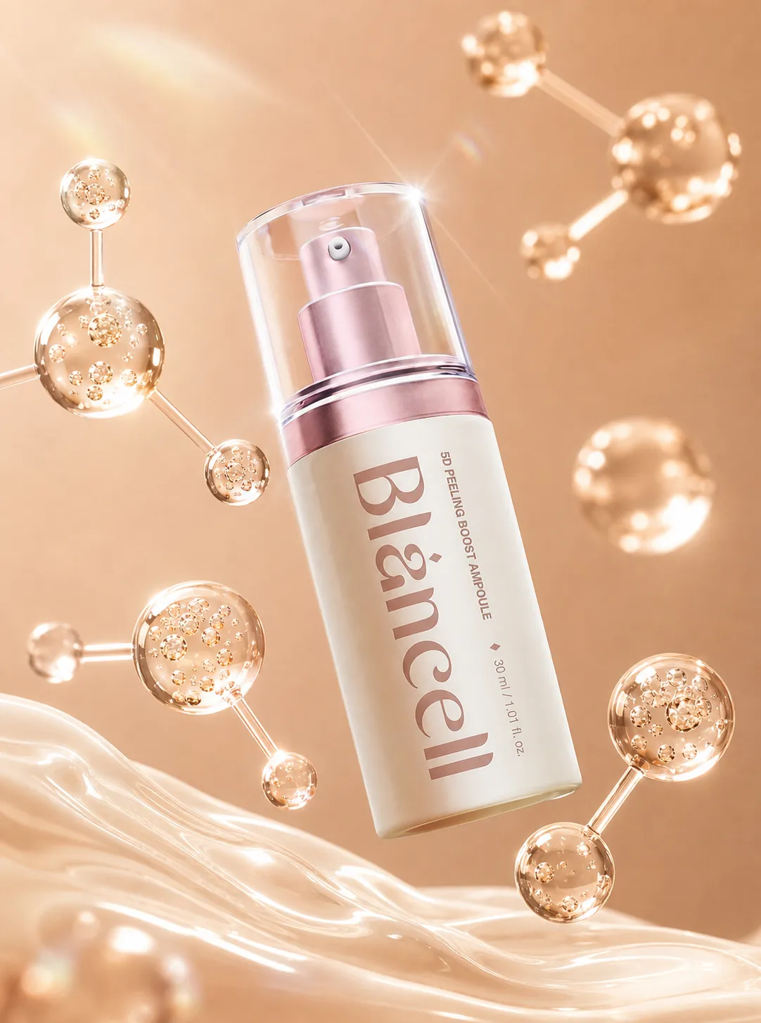 Blancell 5D Peeling Boost Ampoule Bottle｜AI Image Generation Prompts