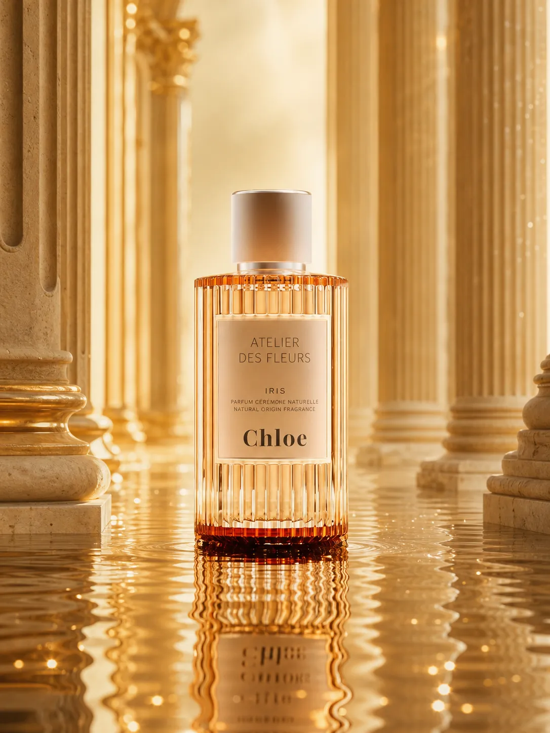 Chloe Atelier des Fleurs Iris Perfume Bottle｜AI Image Generation Prompts