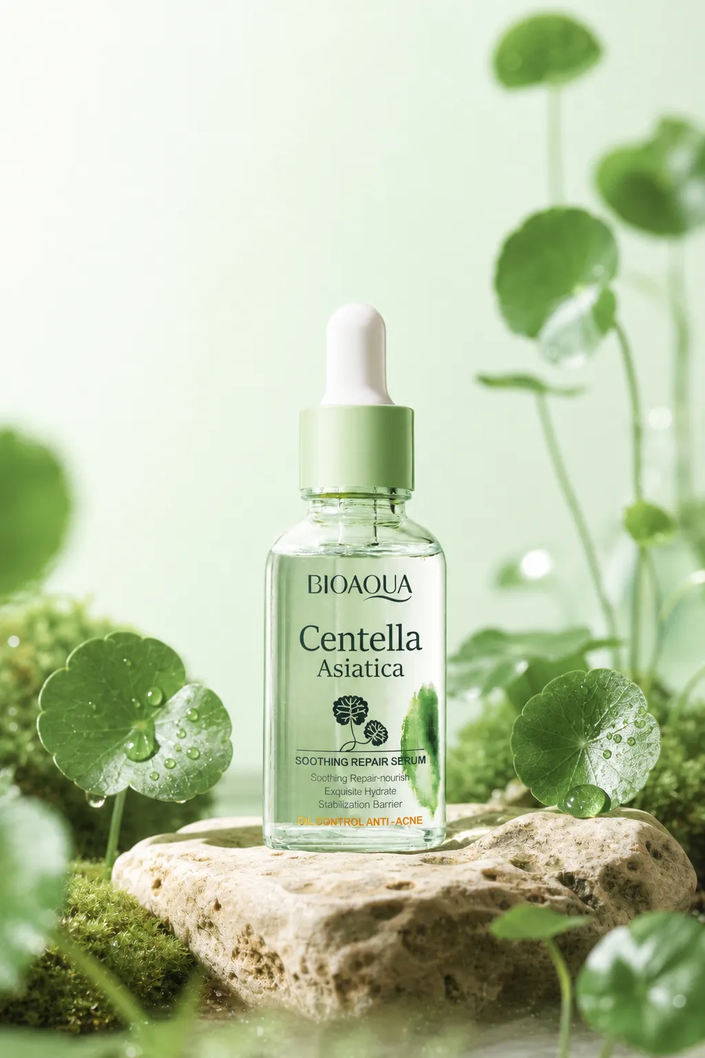 Bioaqua Centella Asiatica Soothing Repair Serum｜AI Image Generation Prompts
