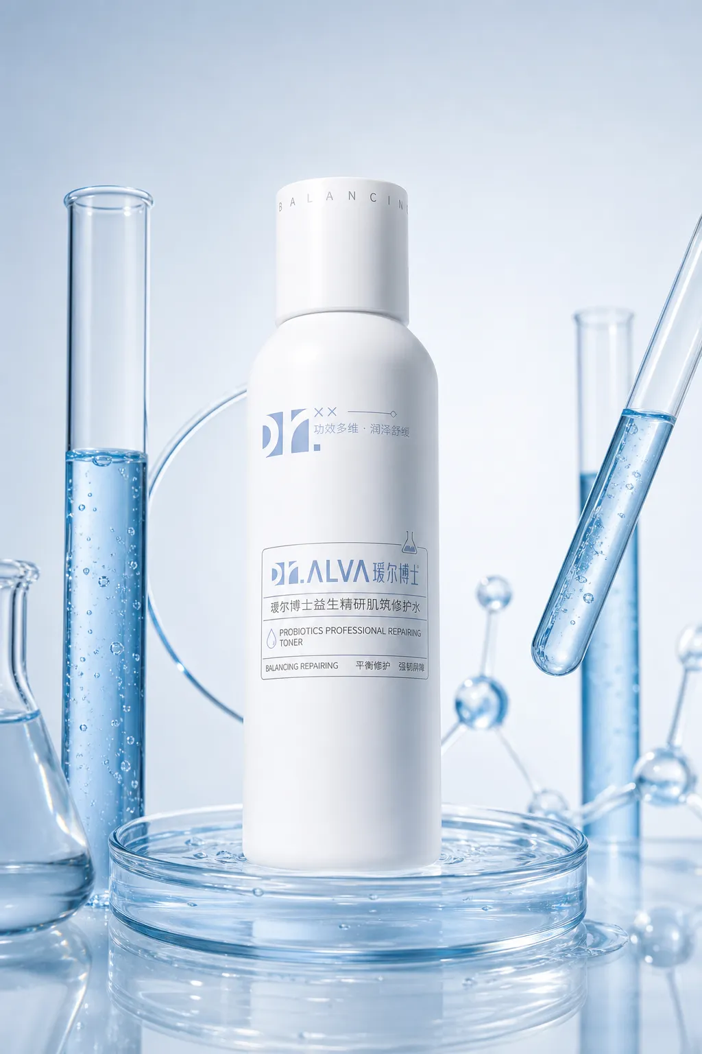 Dr. ALVA Probiotics Professional Repairing Toner｜AI Image Generation Prompts