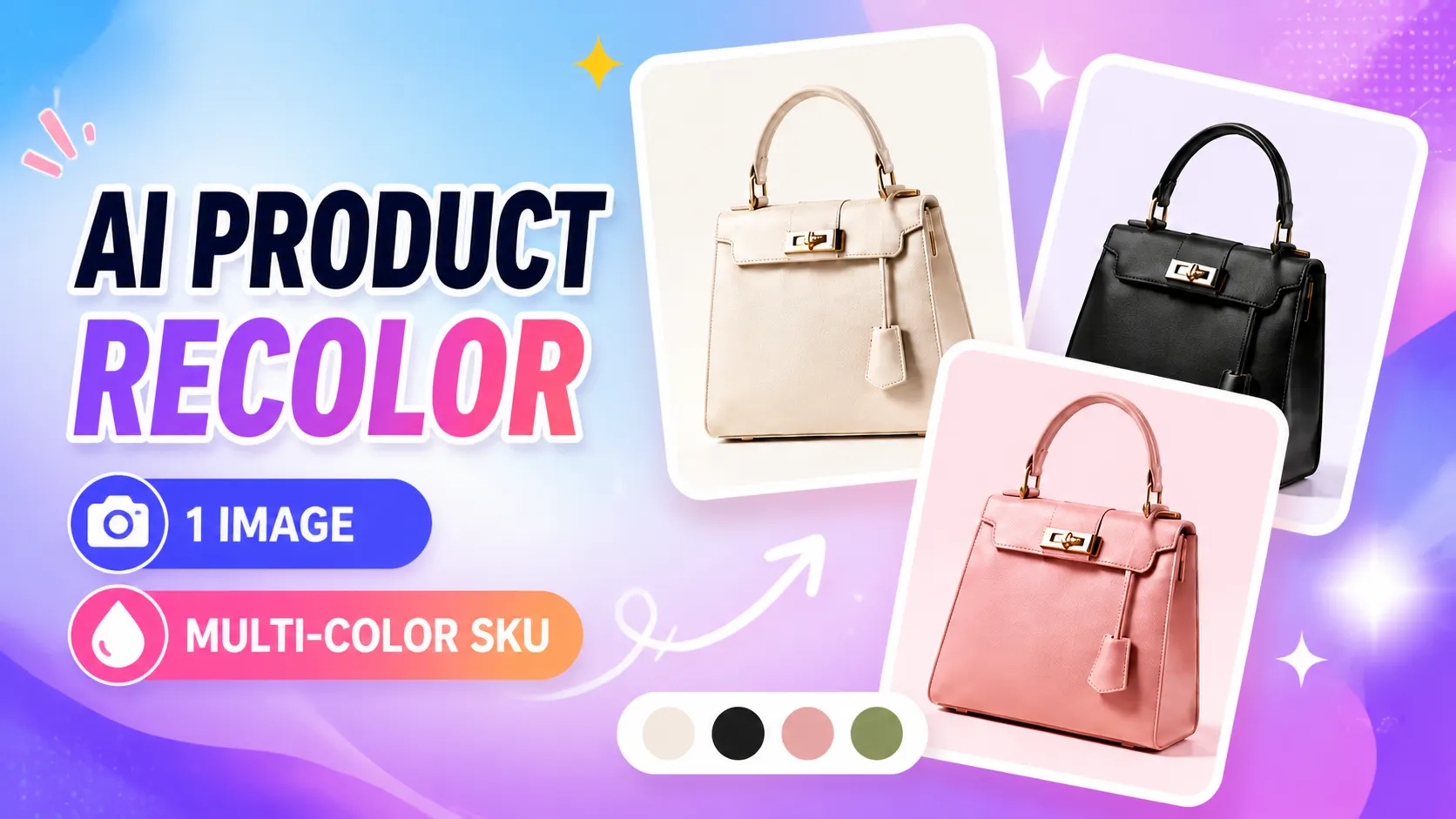 PixPix has launched an AI-powered color‑changing feature, allowing users to quickly preview multiple color schemes for a single product image.