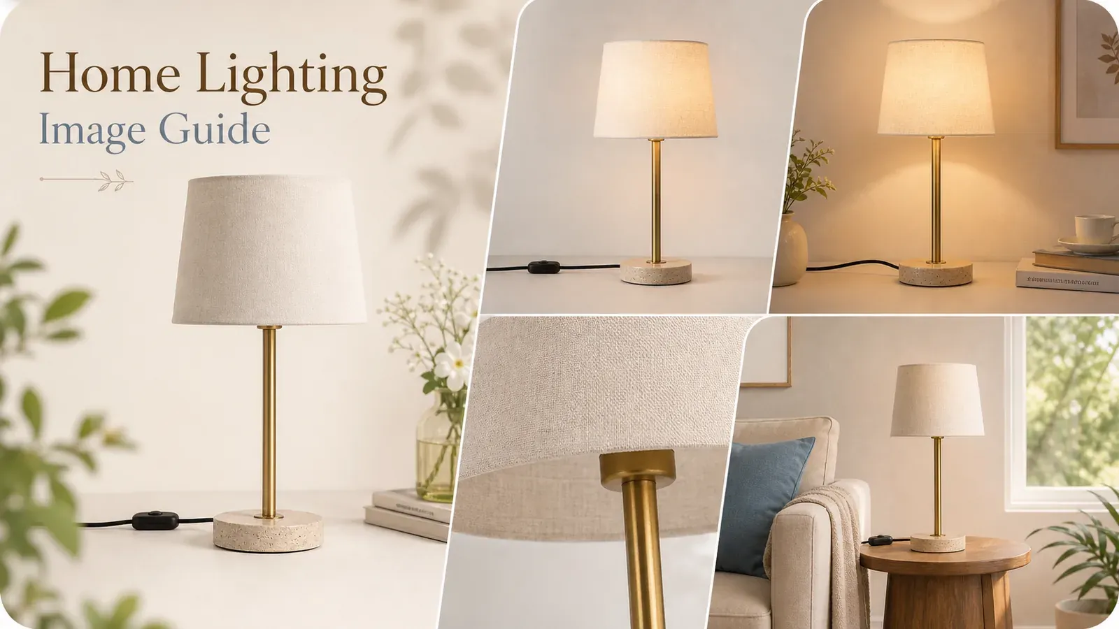 How to create product images for home lighting on Google Shopping? A guide to capturing evidence of switch operation, color temperature, material, and spatial scale.