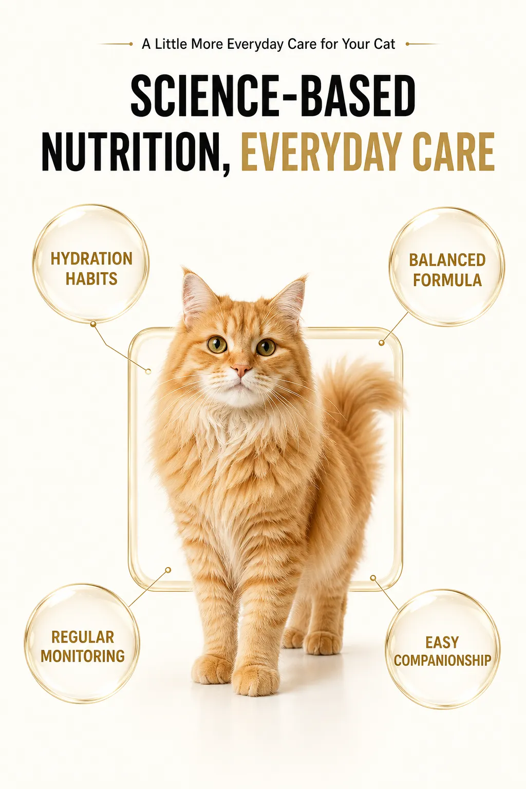 Scientific Nutrition and Daily Care for Cats｜AI Image Generation Prompts