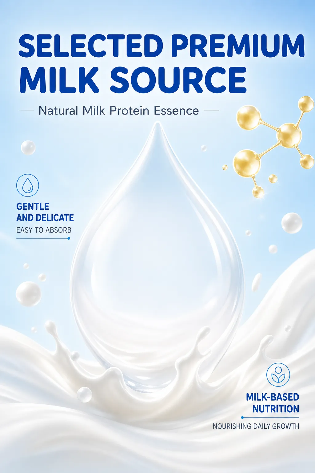 High Quality Milk Source Nutrition and Absorption｜AI Image Generation Prompts