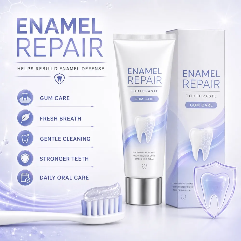 Toothpaste Mockup for Enamel Repair and Gum Care｜AI Image Generation Prompts