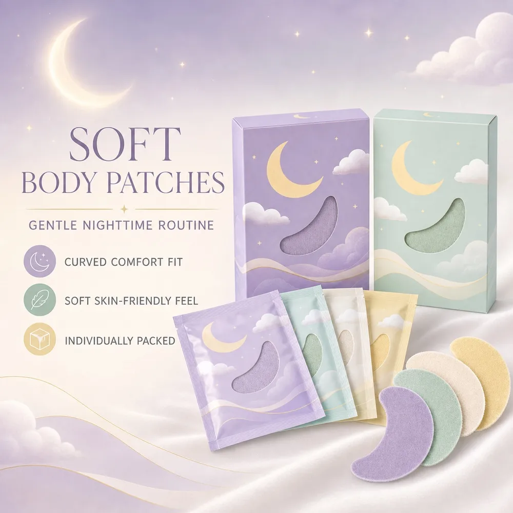 Light Care Body Patch Packaging Mockup｜AI Image Generation Prompts