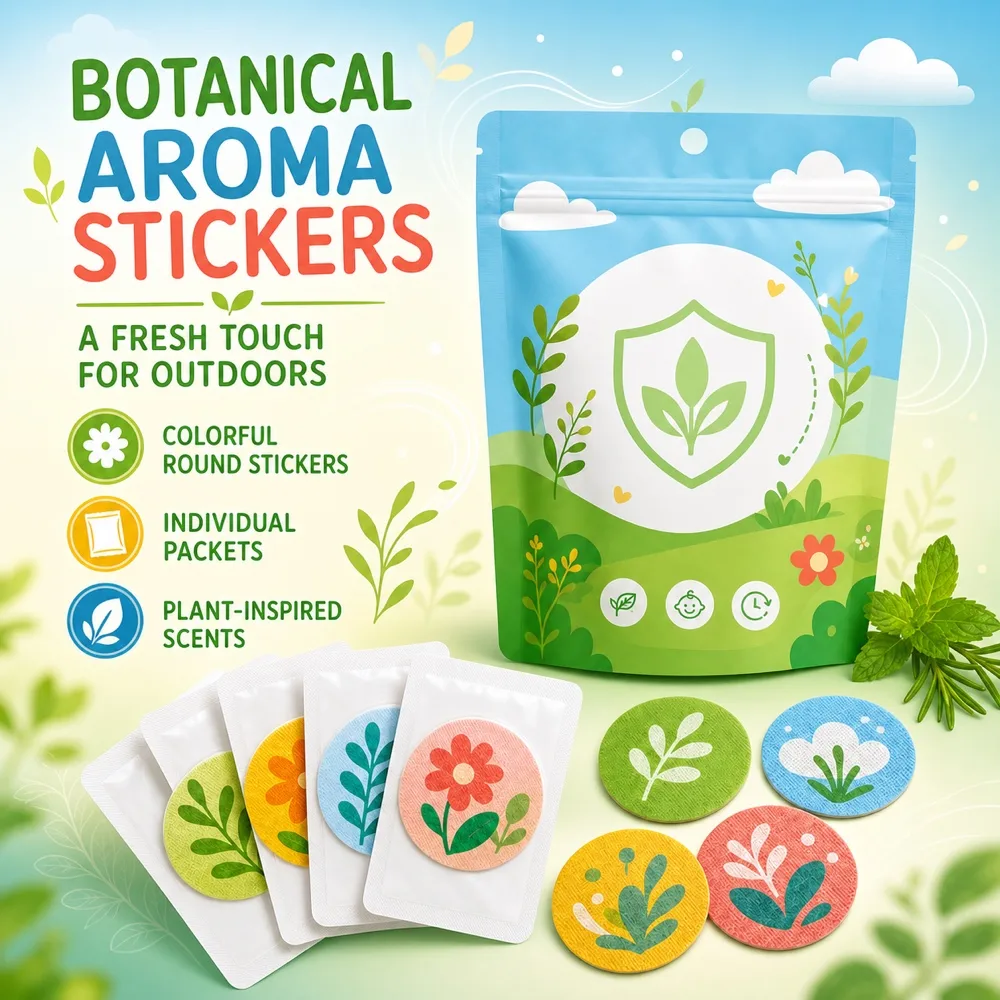 Plant Essential Oil Mosquito Repellent Patches for Summer｜AI Image Generation Prompts