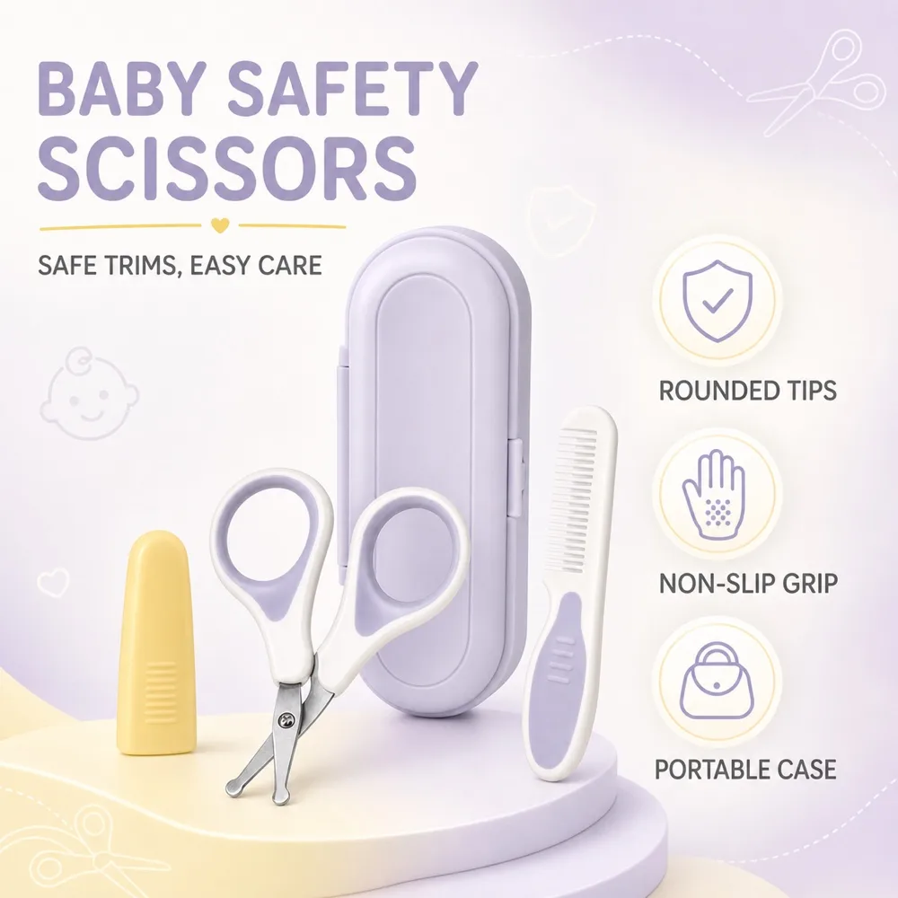 Baby Safety Scissors and Comb Grooming Kit｜AI Image Generation Prompts