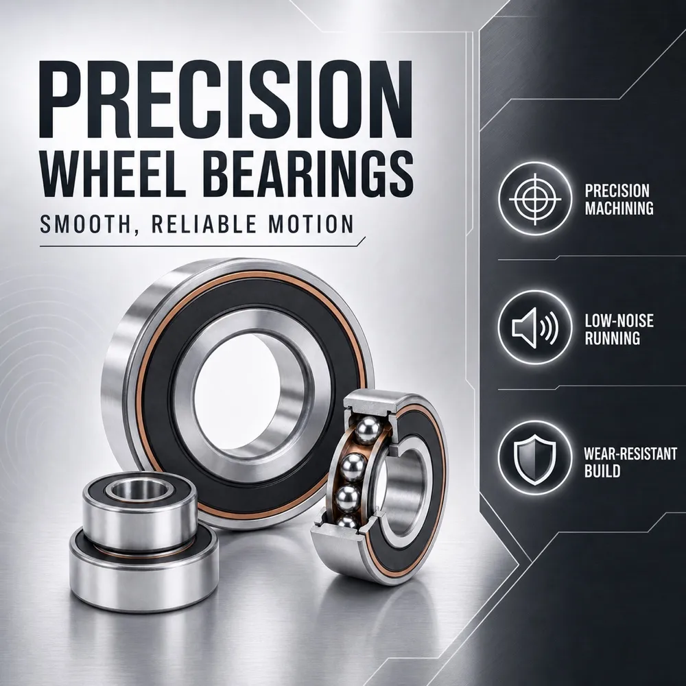Precision Hub Bearing Mockup - Reliable Drive｜AI Image Generation Prompts