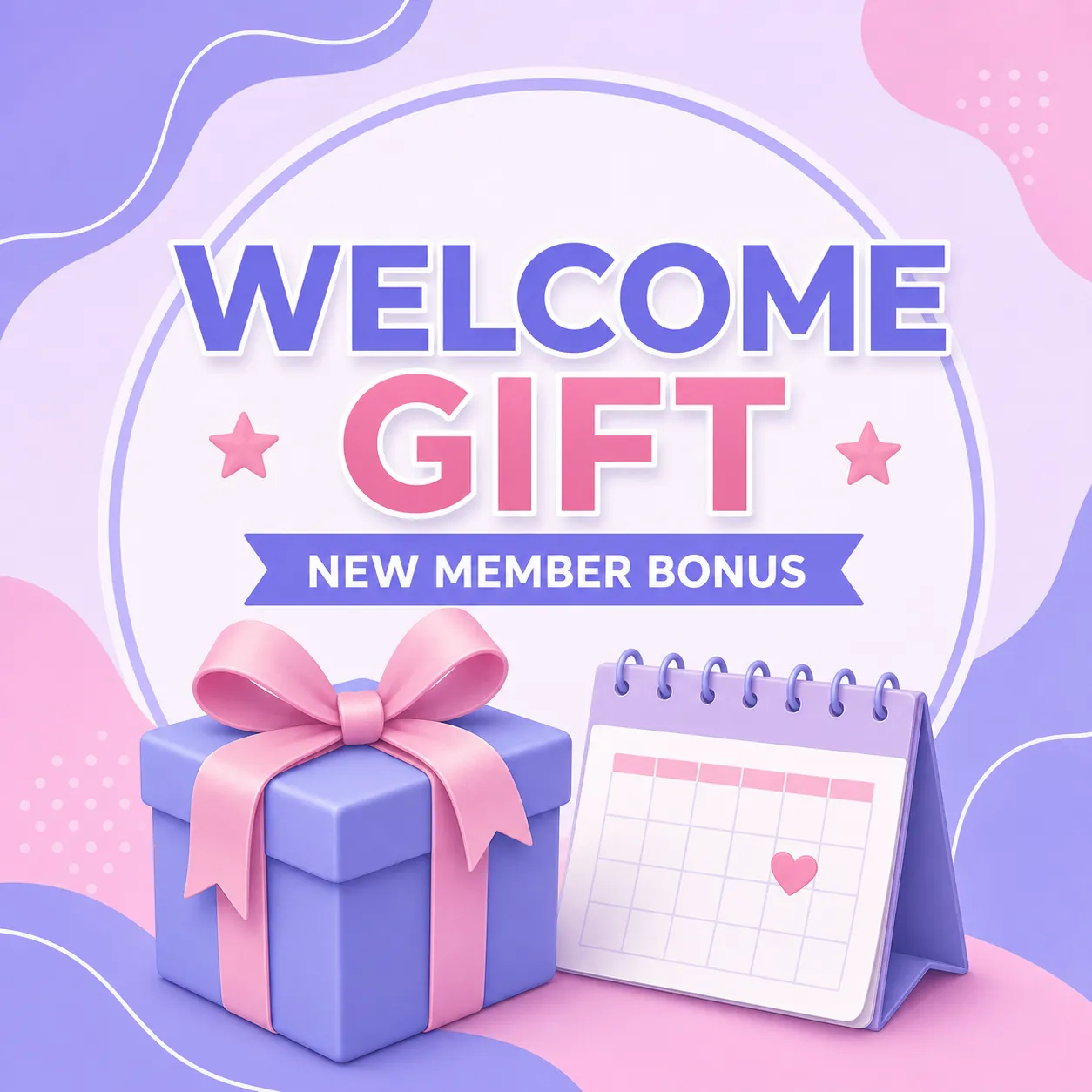Welcome Gift New Member Bonus Banner｜AI Image Generation Prompts
