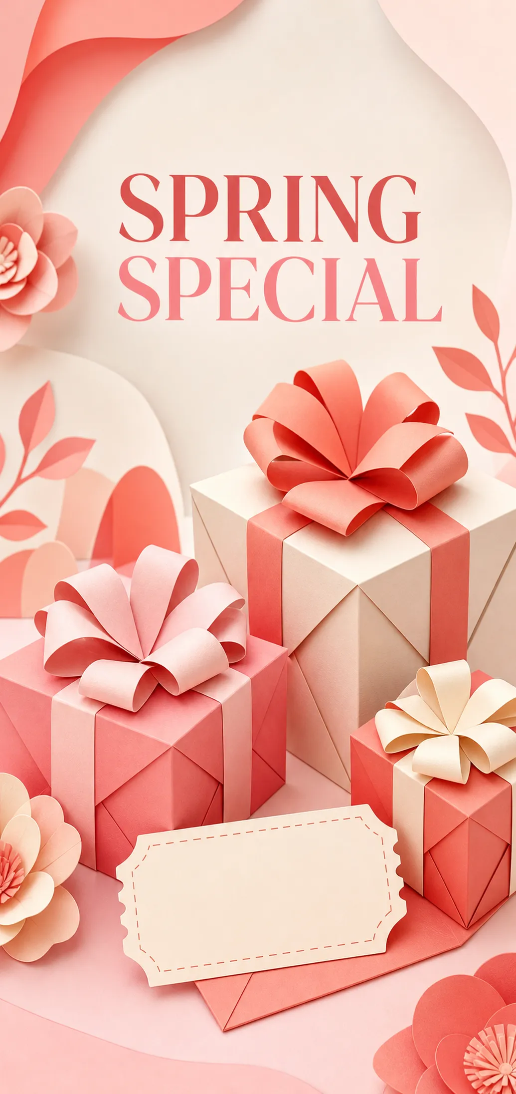 Spring Special Paper Craft Gift Boxes｜AI Image Generation Prompts