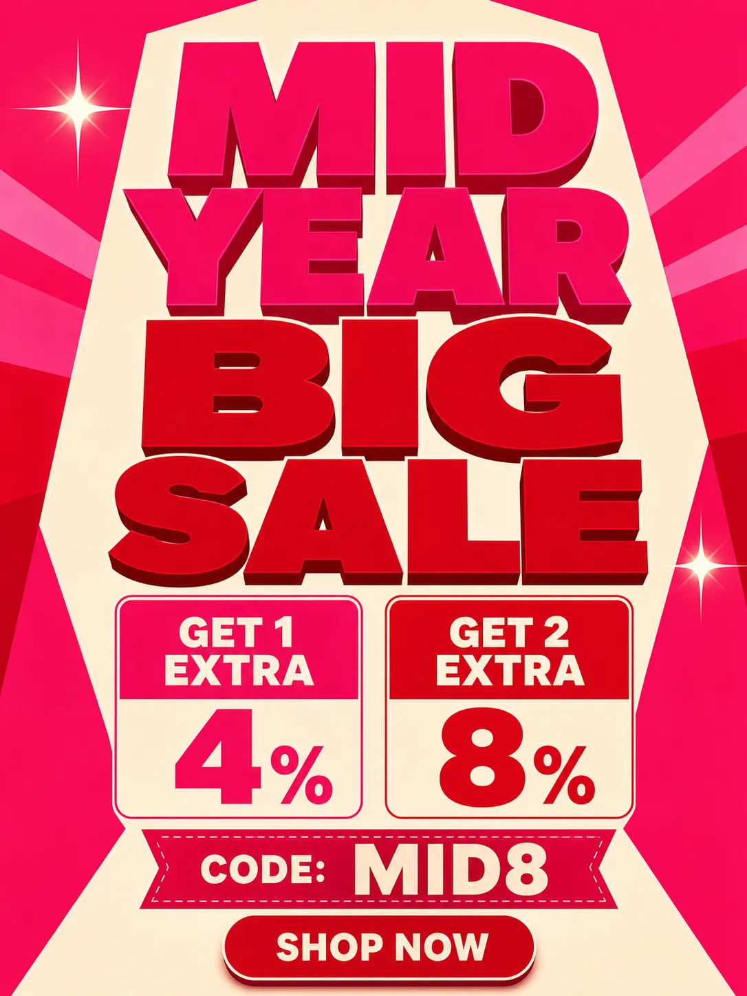 Mid Year Big Sale Promotion Poster｜AI Image Generation Prompts