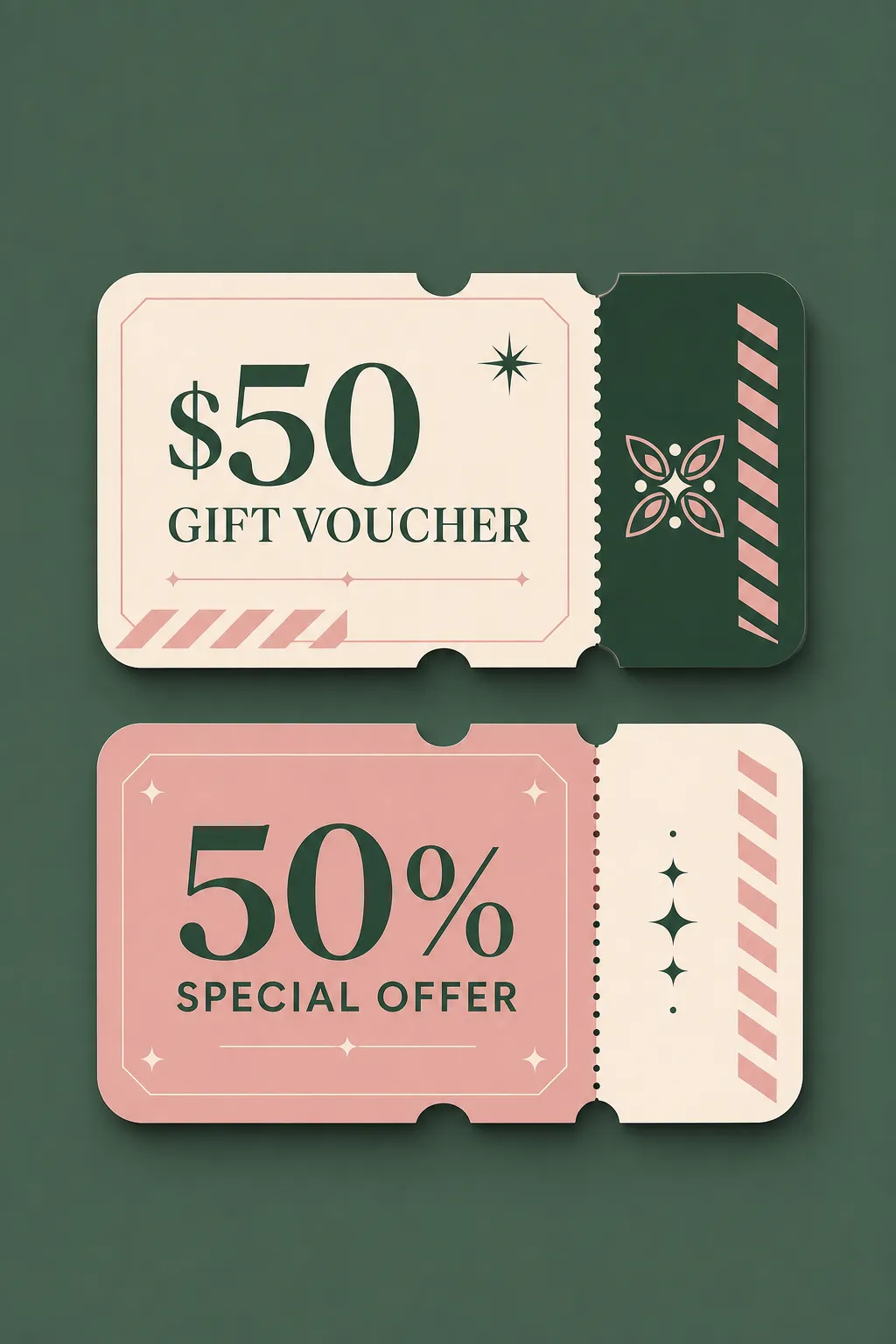 Gift Voucher and Special Offer Tickets｜AI Image Generation Prompts