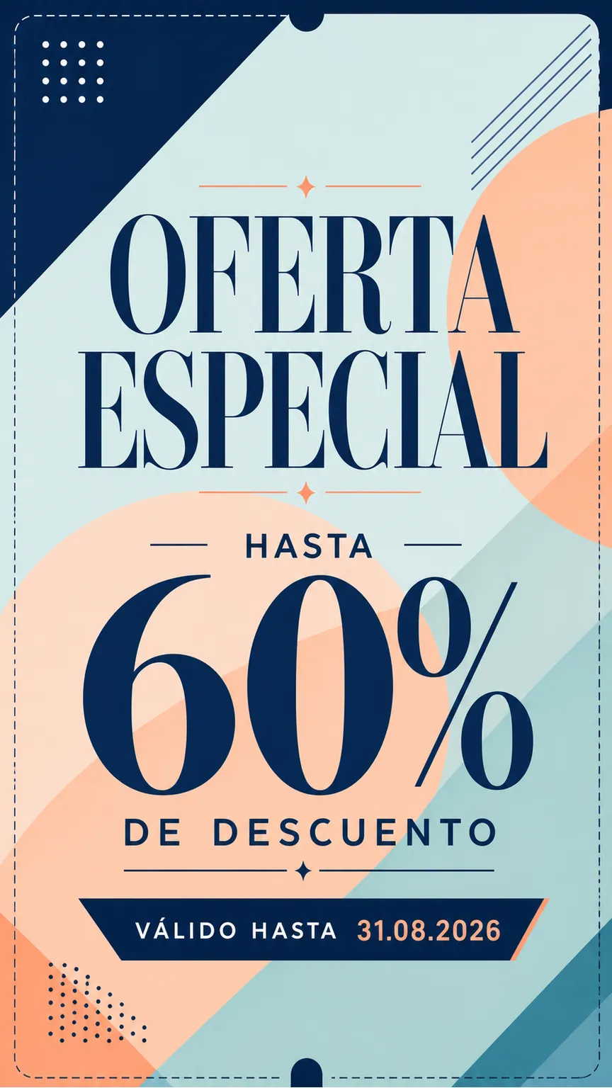 Special Offer Poster with 60 Percent Discount｜AI Image Generation Prompts