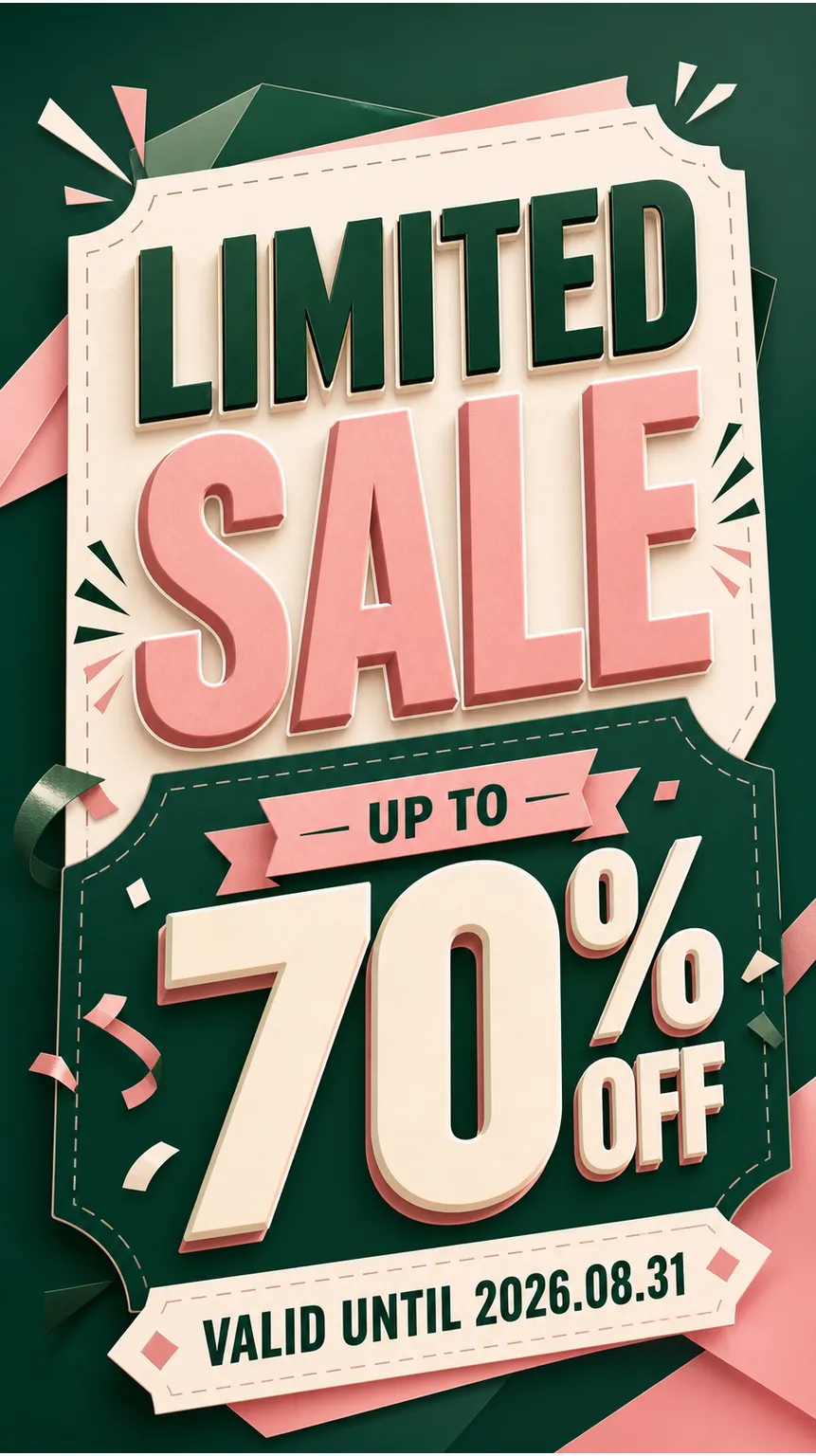 Limited Sale Up To 70% Off 3D Poster｜AI Image Generation Prompts