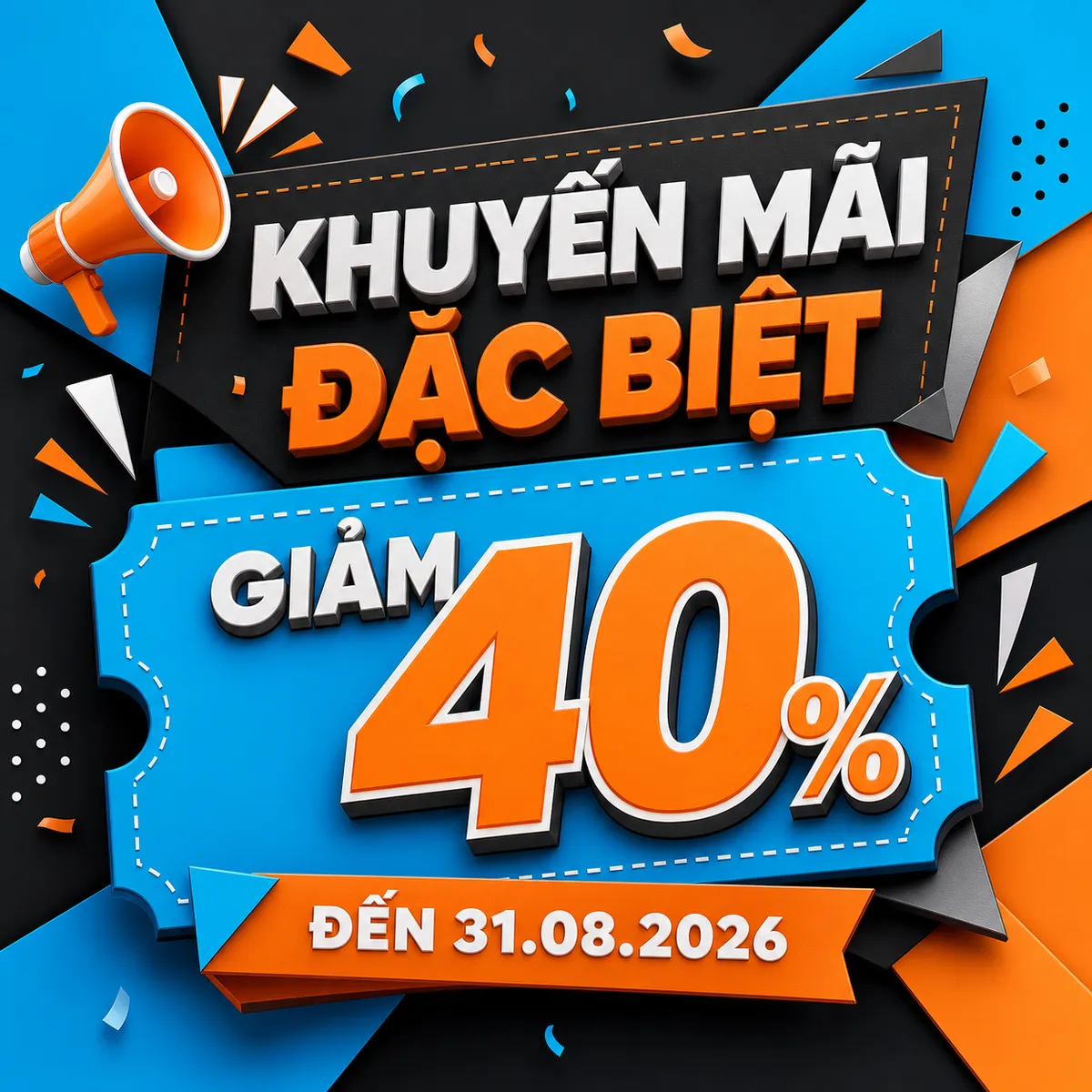 Special Sale Promotion Banner with 40% Discount｜AI Image Generation Prompts