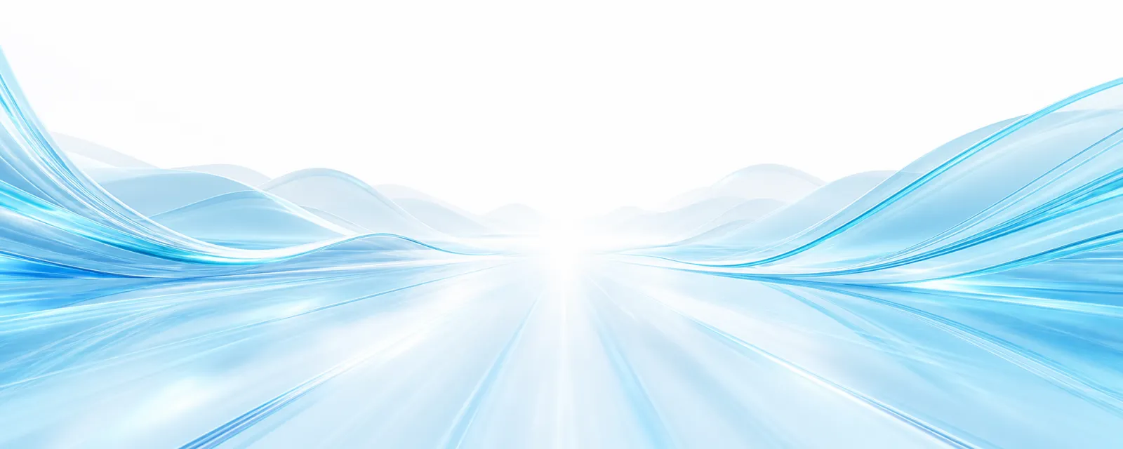 Abstract Blue Flowing Light Waves Background｜AI Image Generation Prompts