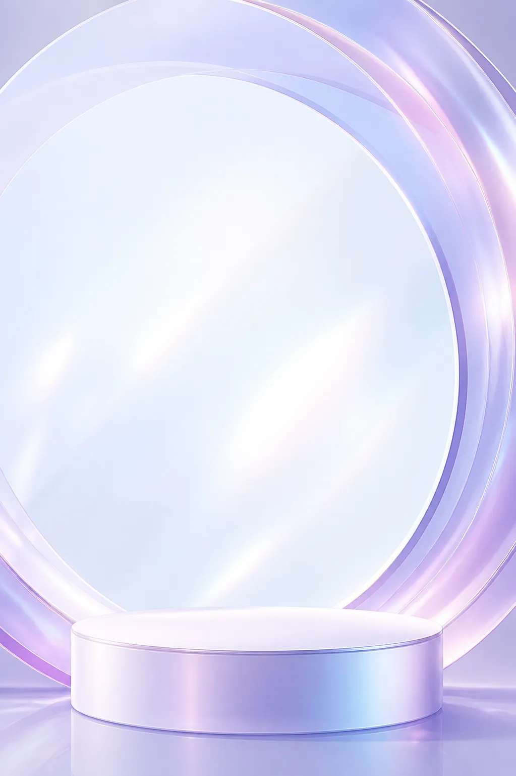 Purple Circular Podium Background for Product Display｜AI Image Generation Prompts
