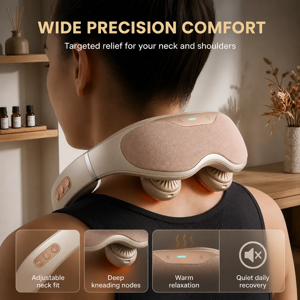Neck and Shoulder Massager for Targeted Relief｜AI Image Generation Prompts
