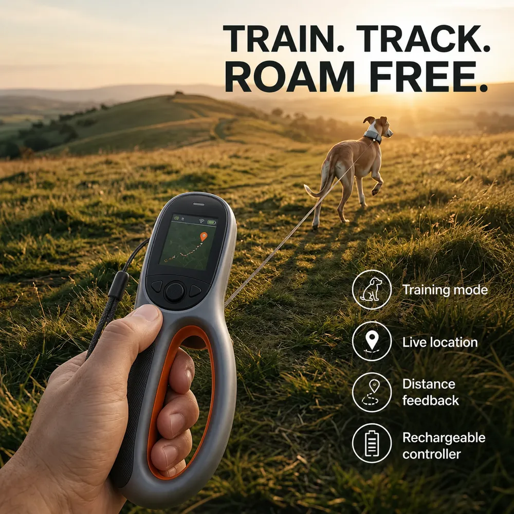 Remote Dog Training and GPS Tracking Device｜AI Image Generation Prompts