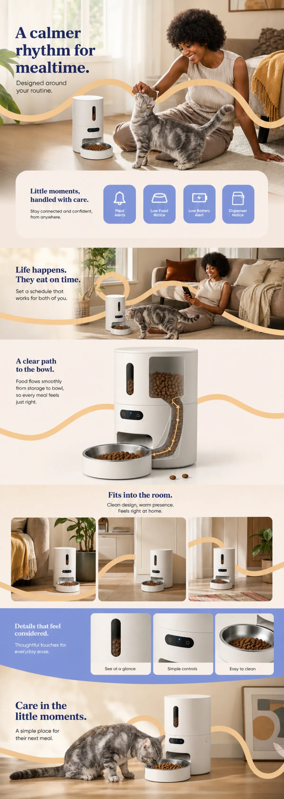Automatic Cat Feeder Smart Features Guide｜AI Image Generation Prompts